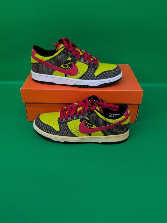 Nike Shoes - Nike Dunk Low Premium Women's Shoes US 8 Black & Sport Red Bright 313600-061